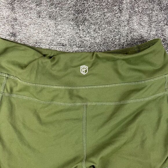 Born Primitive Women's S Shorts Pockets 3" Inseam Green Running Crossfit - Picture 5 of 8